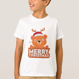 Een heel prettige kersttjirt t-shirt