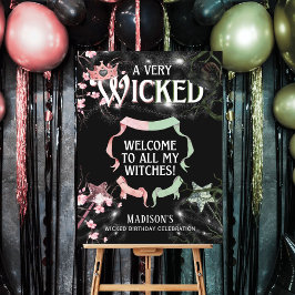 Een heel slecht verjaardagsbord poster