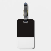 Een heel zoete tablet Kitten Bagagelabel (Achterkant verticaal)