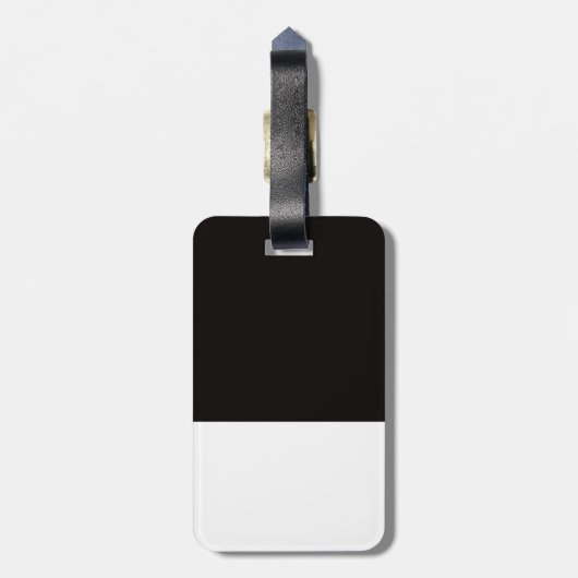 Een heel zoete tablet Kitten Bagagelabel (Achterkant verticaal)