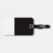 Een heel zoete tablet Kitten Bagagelabel (Achterkant horizontaal)