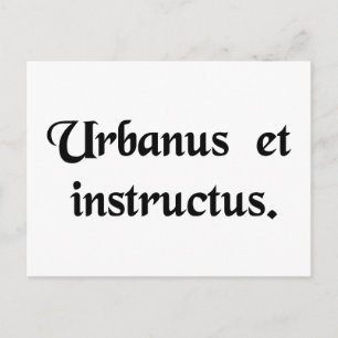 Een heer en een geleerde. briefkaart