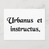 Een heer en een geleerde. briefkaart (Voorkant)