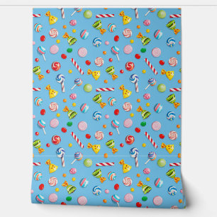 Een heerlijk assortiment snoep behang