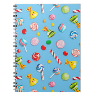 Een heerlijk assortiment snoep notitieboek