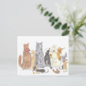 Een heerlijk briefkaart voor honden (Staand voorkant)