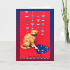 Een heerlijk cadeau voor zijn Valentijn Holiday Ka Feestdagen Kaart