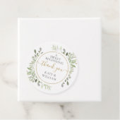 Een heerlijk groen huwelijk bedankt bedankjes labels (In situ)