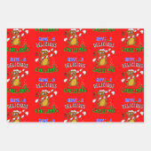 Een heerlijk kerstfeest op 25 december inpakpapier vel (Voorkant 2)