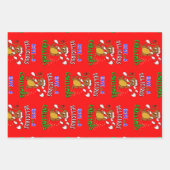 Een heerlijk kerstfeest op 25 december inpakpapier vel (Voorkant)