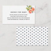 Een heerlijk klein Baby shower met een boek Informatiekaartje (Voorkant / Achterkant)