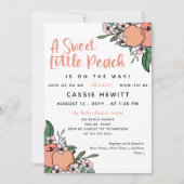 Een heerlijk klein strand op weg naar Baby shower Kaart (Voorkant)