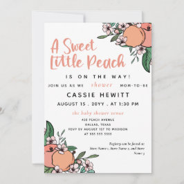 Een heerlijk klein strand op weg naar Baby shower Kaart