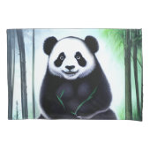 Een heerlijk kleine Panda-Beer. Kussensloop (Voorkant-Links)