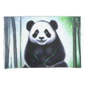 Een heerlijk kleine Panda-Beer. Kussensloop (Voorkant-Rechts)