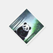 Een heerlijk kleine Panda-Beer. Servet (Hoek)