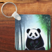 Een heerlijk kleine Panda-Beer. Sleutelhanger (Voorkant)