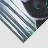 Een heerlijk kleine Panda-Beer. Tissuepapier (Detail)