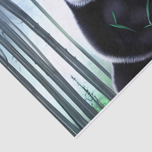 Een heerlijk kleine Panda-Beer. Tissuepapier (Detail)