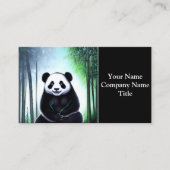 Een heerlijk kleine Panda-Beer. Visitekaartje (Voorkant)