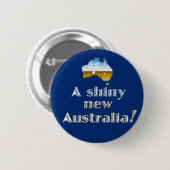 Een heerlijk Nieuw Australië Ronde Button 5,7 Cm (Voorkant /achterkant)
