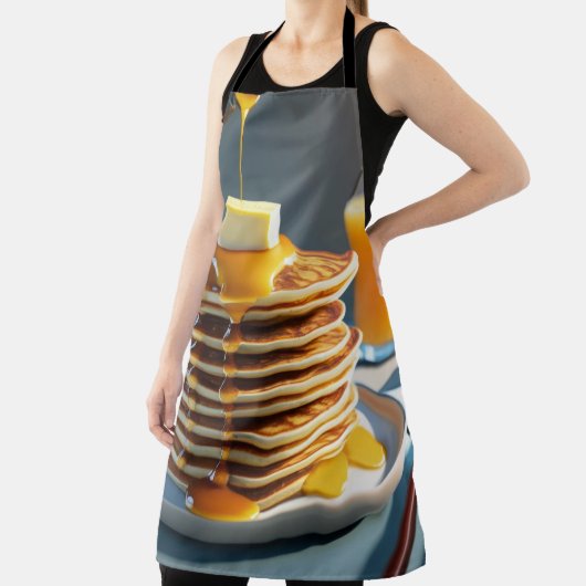 Een heerlijk ontbijt met pluizige pannenkoeken schort (Insitu)