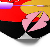 Een heerlijk patroon poster (Hoek)