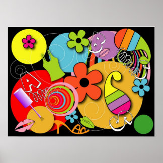 Een heerlijk patroon poster