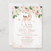 Een heerlijk roze Baby shower Kaart (Voorkant)