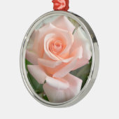 Een heerlijk roze roos premium rond Ornament (Links)