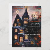 Een heerlijk spookachtige uitnodiging voor een hui (Achterkant)