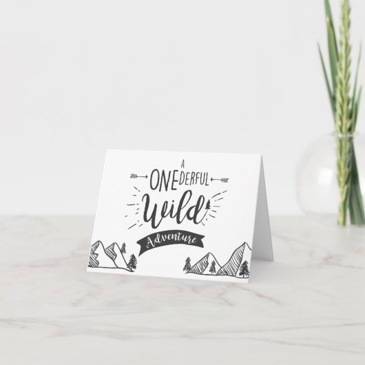 Een heerlijk wild avontuur dank je kaart jongen (Voorkant)