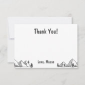 Een heerlijk wild avontuur dank je kaart jongen (Voorkant)