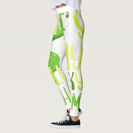 Een heerlijke dag regenbooggeluk Kind St Patri Leggings (Links)