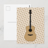 Een heerlijke gitaar briefkaart (Voorkant / Achterkant)