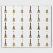 Een heerlijke gitaar cadeaupapier (Vlak)