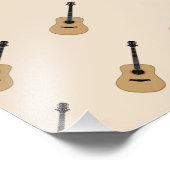 Een heerlijke gitaar foto afdruk (Hoek)