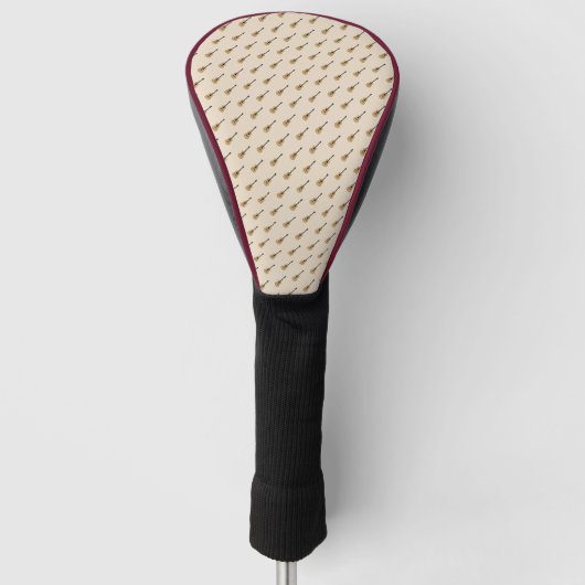 Een heerlijke gitaar golfheadcover (Voorkant)