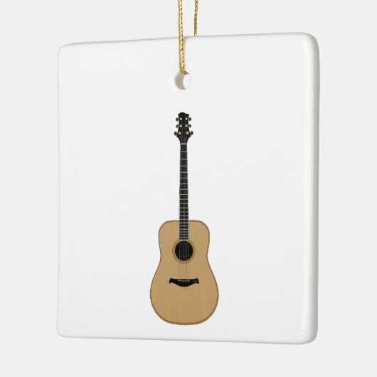 Een heerlijke gitaar keramisch ornament (Links)