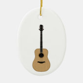 Een heerlijke gitaar keramisch ornament (Voorkant)