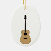 Een heerlijke gitaar keramisch ornament (Achterkant)