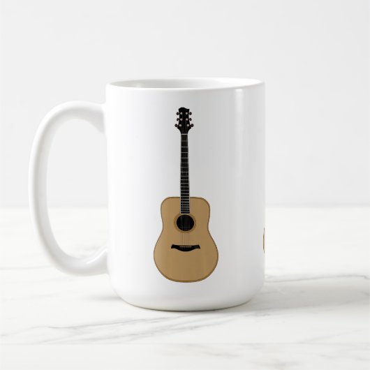 Een heerlijke gitaar koffiemok (Links)