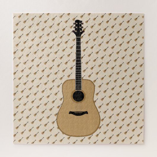Een heerlijke gitaar legpuzzel (Verticaal)