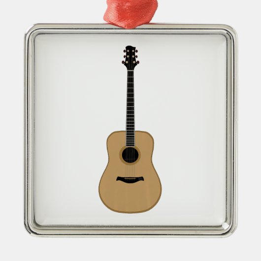 Een heerlijke gitaar metalen ornament (Voorkant)