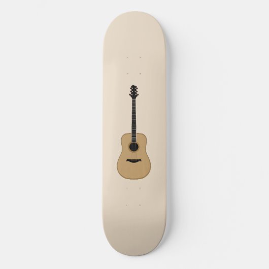 Een heerlijke gitaar persoonlijk skateboard (Voorkant)