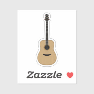 Een heerlijke gitaar sticker