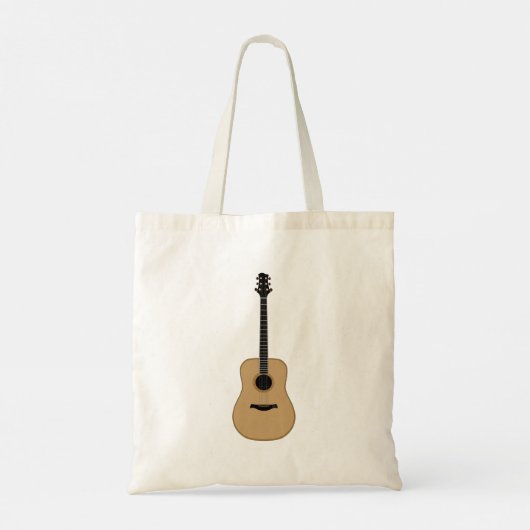 Een heerlijke gitaar tote bag (Achterkant)