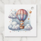 Een heerlijke heteluchtballon bedankjes labels (Achterkant)