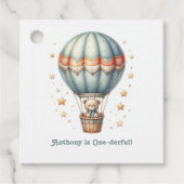 Een heerlijke heteluchtballon bedankjes labels (Voorkant)