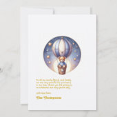 Een heerlijke heteluchtballon bedankkaart (Achterkant)